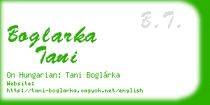 boglarka tani business card